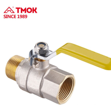 Pressure PN16 2 way High quality brass gas ball valve for gas and water with long lever handle dn25